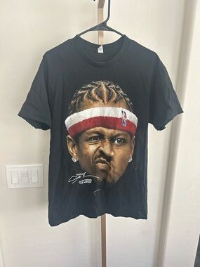 Allen Iverson Large Big Face Graphic T-Shirt Men’s Large